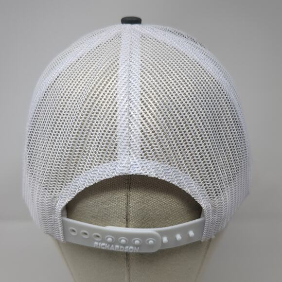 Bridgestone OTR Snapback Trucker Hat Gray One Size Adjustable 6 Panel Richardson - Picture 6 of 10